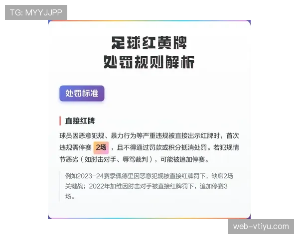 红牌停赛规则详解及累计停赛判罚标准解析